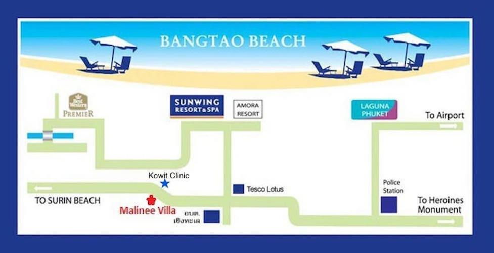 Malinee Villa Phuket Praia de Bang Tao Exterior foto
